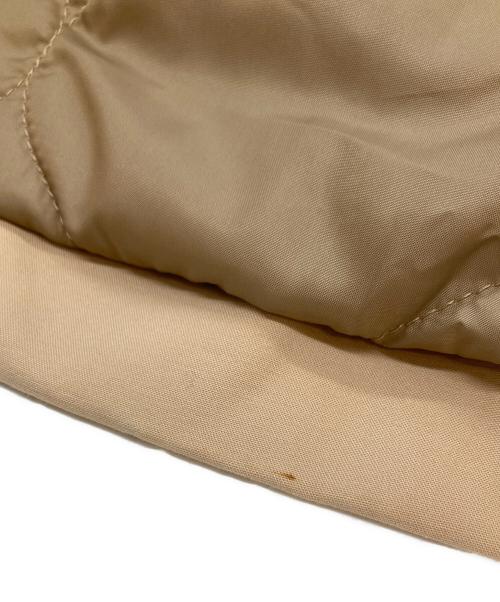 ENFOLD（エンフォルド）ENFOLD (エンフォルド) 中綿ノーカラートレンチコート ベージュ サイズ:Mの古着・服飾アイテム