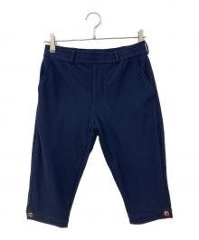 muta MARINE（ムータマリン）の古着「ストレッチメッシュ クロップドパンツ」｜ネイビー