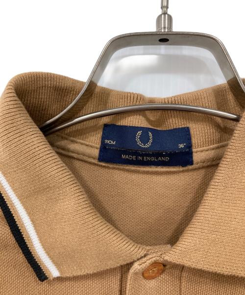 FRED PERRY（フレッドペリー）FRED PERRY (フレッドペリー) ポロシャツ ブラウン サイズ:36の古着・服飾アイテム