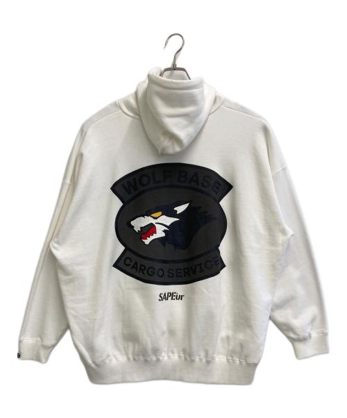 SAPEur（サプール）SAPEur (サプール) プルオーバーパーカー ホワイト サイズ:XL 未使用品の古着・服飾アイテム