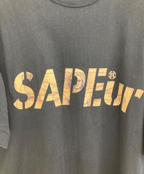 SAPEur（サプール）SAPEur (サプール) Tシャツ ブラック サイズ:XXLの古着・服飾アイテム