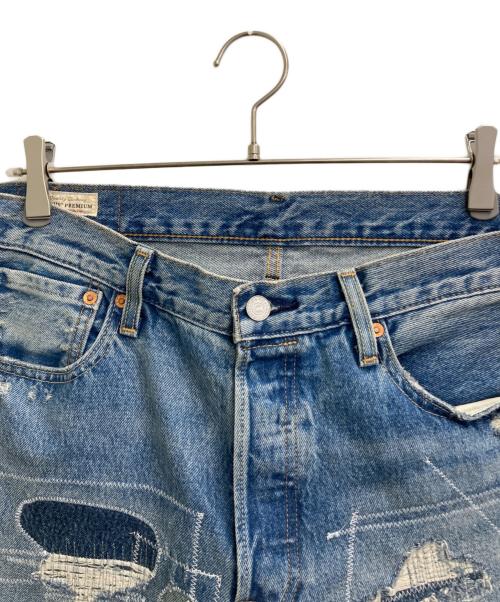 LEVI'S（リーバイス）LEVI'S (リーバイス) BEAMS (ビームス) 501LEVI'S ORIGINAL EMP スカイブルー サイズ:SIZE W34×L32の古着・服飾アイテム