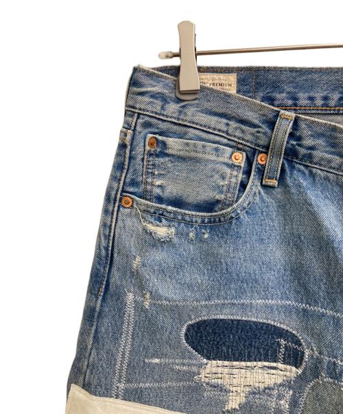 LEVI'S（リーバイス）LEVI'S (リーバイス) BEAMS (ビームス) 501LEVI'S ORIGINAL EMP スカイブルー サイズ:SIZE W34×L32の古着・服飾アイテム