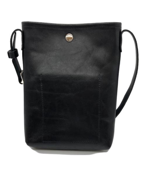 HERITAGE LEATHER CO.（ヘリテージレザー）HERITAGE LEATHER CO. (ヘリテージレザー) LEATHER SACOCHE BAG ブラックの古着・服飾アイテム