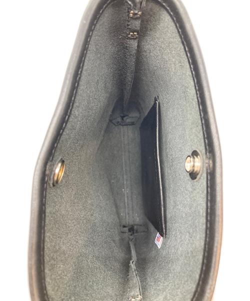 HERITAGE LEATHER CO.（ヘリテージレザー）HERITAGE LEATHER CO. (ヘリテージレザー) LEATHER SACOCHE BAG ブラックの古着・服飾アイテム