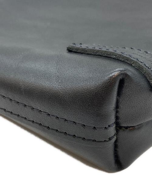 HERITAGE LEATHER CO.（ヘリテージレザー）HERITAGE LEATHER CO. (ヘリテージレザー) LEATHER SACOCHE BAG ブラックの古着・服飾アイテム