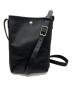 HERITAGE LEATHER CO.（ヘリテージレザー）の古着「LEATHER SACOCHE BAG」｜ブラック