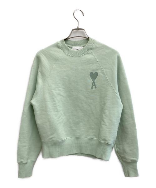 AMI Alexandre Mattiussi（アミアレクサンドルマテュッシ）AMI Alexandre Mattiussi (アミアレクサンドルマテュッシ) スウェット 黄緑 サイズ:XXSの古着・服飾アイテム