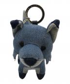 maison kitsuneメゾンキツネ）の古着「DENIM FOX BAG CHARM」｜ブルー