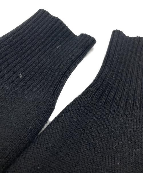 X-GIRL（エックスガール）X-GIRL (エックスガール) FACE JACQUARD KNIT ブラック サイズ:Sの古着・服飾アイテム