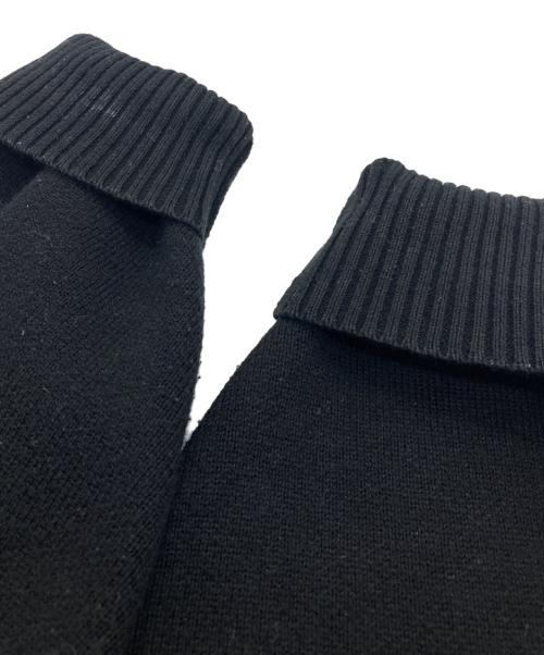 X-GIRL（エックスガール）X-GIRL (エックスガール) FACE JACQUARD KNIT ブラック サイズ:Sの古着・服飾アイテム