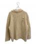 NVRFRGT (ネヴァーフォーゲット) RAW WOOL DAMAGED CARDIGAN アイボリー サイズ:1 未使用品：13000円