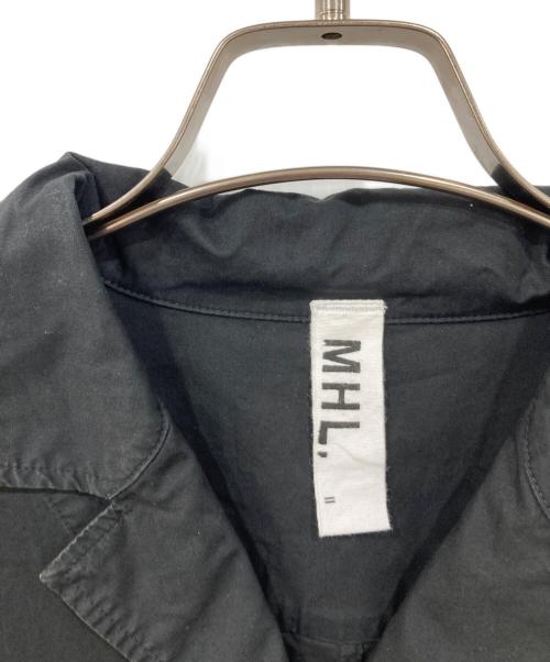 MHL（エムエイチエル）MHL (エムエイチエル) SUPERFINE COTTON TWILL ワンピース ブラック サイズ:2の古着・服飾アイテム