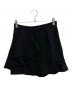 MIU MIU（ミュウミュウ）の古着「アシンメトリーミニスカート」｜ブラック
