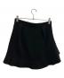 MIU MIU (ミュウミュウ) アシンメトリーミニスカート ブラック サイズ:42：6000円