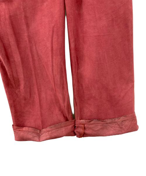 COMME des GARCONS HOMME PLUS（コムデギャルソンオムプリュス）COMME des GARCONS HOMME PLUS (コムデギャルソンオムプリュス) Fレザーパンツ ピンク サイズ:Mの古着・服飾アイテム