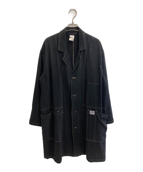 allinone（オールインワン）allinone (オールインワン) コート ブラック サイズ:Mの古着・服飾アイテム