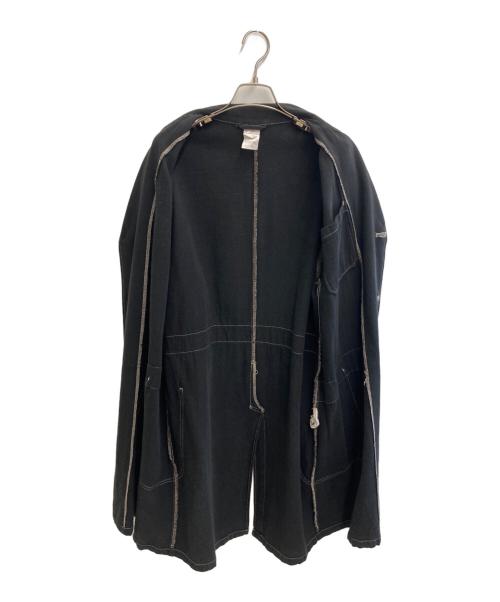 allinone（オールインワン）allinone (オールインワン) コート ブラック サイズ:Mの古着・服飾アイテム