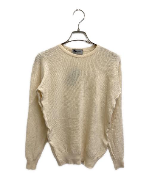 JOHN SMEDLEY（ジョンスメドレー）JOHN SMEDLEY (ジョンスメドレー) 鹿の子ニット ベージュ サイズ:S 未使用品の古着・服飾アイテム