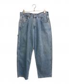 GAP BLUE JEANSギャップブルージーンズ）の古着「デニムペインターパンツ」｜スカイブルー