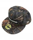 SUPREME×New Eraシュプリーム×ニューエラ）の古着「ボックスロゴリアルツリーカモBBキャップ」｜ブラウン