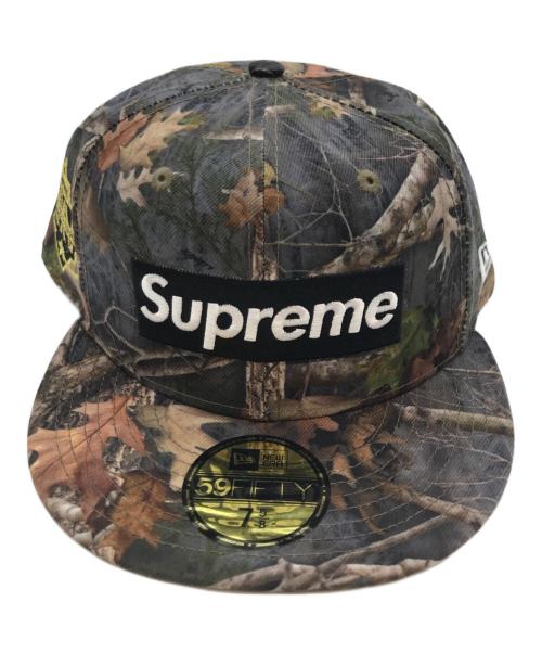 SUPREME（シュプリーム）Supreme (シュプリーム) New Era (ニューエラ) ボックスロゴリアルツリーカモBBキャップ ブラウン サイズ:- 未使用品の古着・服飾アイテム