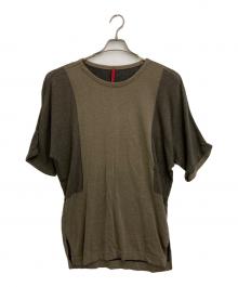 YANTOR（ヤントル）の古着「HighGaugeCotton Knit Cut&Sewn」｜オリーブ