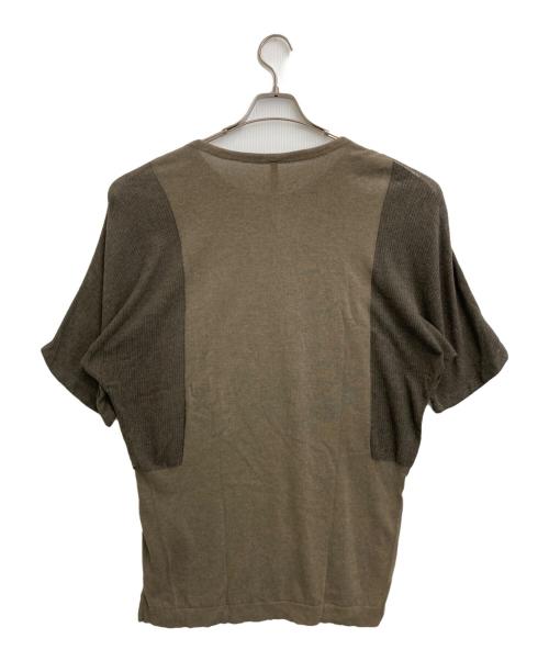 YANTOR（ヤントル）YANTOR (ヤントル) HighGaugeCotton Knit Cut&Sewn オリーブ サイズ:FREEの古着・服飾アイテム