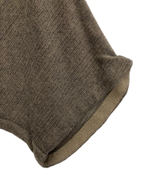 YANTOR（ヤントル）YANTOR (ヤントル) HighGaugeCotton Knit Cut&Sewn オリーブ サイズ:FREEの古着・服飾アイテム