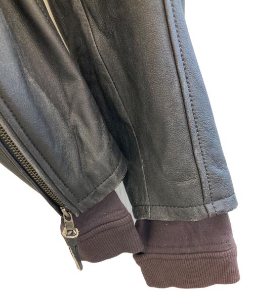 HARLEY-DAVIDSON（ハーレーダビッドソン）HARLEY-DAVIDSON (ハーレーダビッドソン) Alyssa 3-in-1 Leather Jacket ブラック×ホワイト サイズ:Lの古着・服飾アイテム