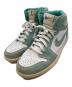 NIKE（ナイキ）の古着「ハイカットスニーカー/RETRO HIGH TURBO GREEN」｜ホワイト×スカイブルー