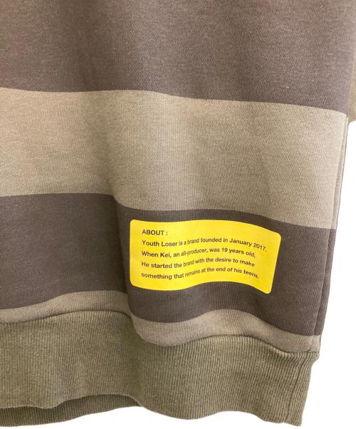 Youth LOSER（ユースルーザー）Youth LOSER (ユースルーザー) スウェット ブラウン サイズ:XLの古着・服飾アイテム