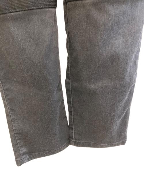 HUGO BOSS（ヒューゴ ボス）HUGO BOSS (ヒューゴ ボス) バイカーデニムパンツ ブラック サイズ:34の古着・服飾アイテム
