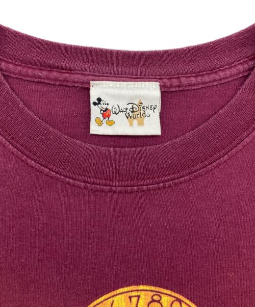 DISNEY（ディズニー）Disney (ディズニー) タワー・オブ・テラー プリントTシャツ エンジ サイズ:Sの古着・服飾アイテム