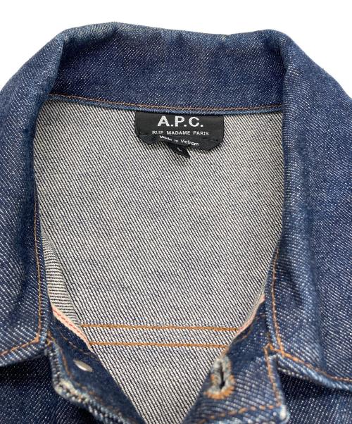 A.P.C.（アーペーセー）A.P.C. (アーペーセー) 2ndデニムジャケット インディゴ サイズ:Lの古着・服飾アイテム