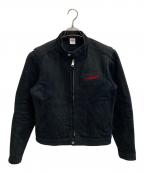 IRON HEARTアイアンハート）の古着「21oz 黒鎧シングルライダースジャケット」｜ブラック