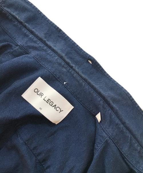 OUR LEGACY（アワーレガシー）OUR LEGACY (アワーレガシー) Rinse Wash shirt インディゴ サイズ:48の古着・服飾アイテム