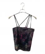 rurumuルルムウ）の古着「core printed camisole with cups」｜マルチカラー