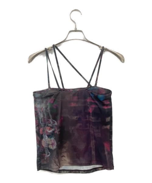 rurumu（ルルムウ）rurumu (ルルムウ) core printed camisole with cups マルチカラー サイズ:SIZE Mの古着・服飾アイテム