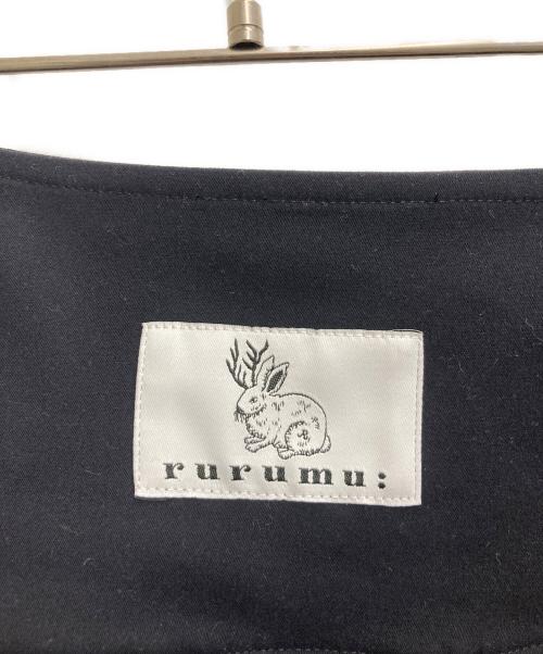rurumu（ルルムウ）rurumu (ルルムウ) pleats rolled mini skirt ブラック サイズ:freeの古着・服飾アイテム
