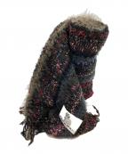 rurumuルルムウ）の古着「マフラー」｜レッド