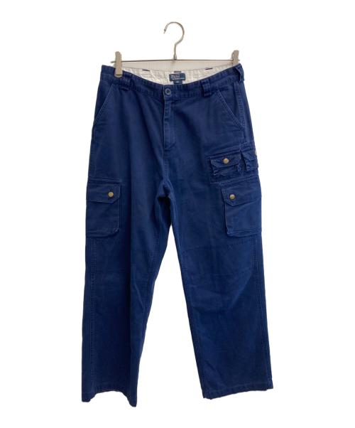 POLO RALPH LAUREN（ポロ・ラルフローレン）POLO RALPH LAUREN (ポロ・ラルフローレン) チノカーゴパンツ ブルー サイズ:20の古着・服飾アイテム
