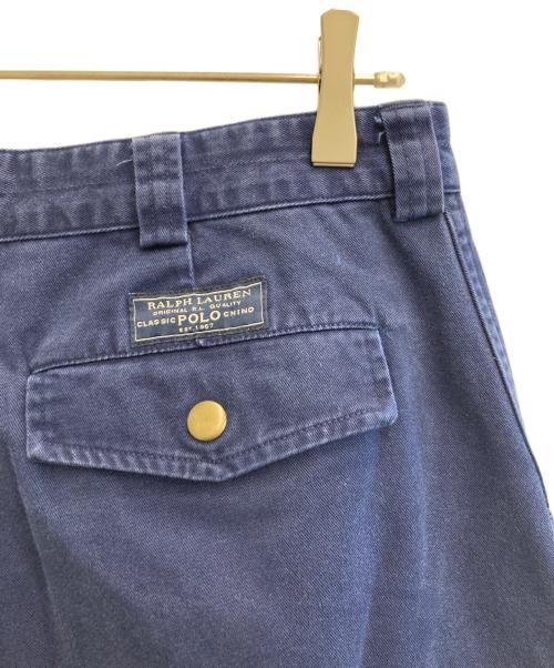 POLO RALPH LAUREN（ポロ・ラルフローレン）POLO RALPH LAUREN (ポロ・ラルフローレン) チノカーゴパンツ ブルー サイズ:20の古着・服飾アイテム