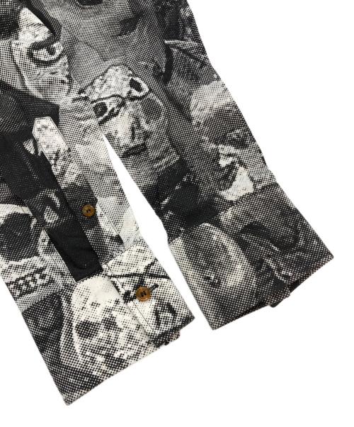 Vivienne Westwood（ヴィヴィアンウエストウッド）Vivienne Westwood (ヴィヴィアンウエストウッド) パペットシャツ ホワイト×ブラック サイズ:50の古着・服飾アイテム