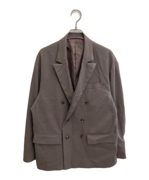 417 by EDIFICE（417 バイ エディフィス）417 by EDIFICE (417 バイ エディフィス) T/Rツイル ダブルワイドセットアップ ブラウン サイズ:Sの古着・服飾アイテム