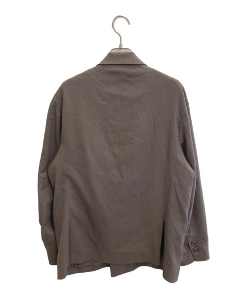 417 by EDIFICE（417 バイ エディフィス）417 by EDIFICE (417 バイ エディフィス) T/Rツイル ダブルワイドセットアップ ブラウン サイズ:Sの古着・服飾アイテム