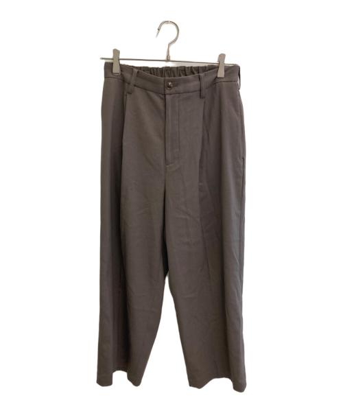 417 by EDIFICE（417 バイ エディフィス）417 by EDIFICE (417 バイ エディフィス) T/Rツイル ダブルワイドセットアップ ブラウン サイズ:Sの古着・服飾アイテム