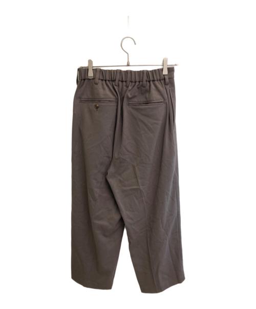 417 by EDIFICE（417 バイ エディフィス）417 by EDIFICE (417 バイ エディフィス) T/Rツイル ダブルワイドセットアップ ブラウン サイズ:Sの古着・服飾アイテム