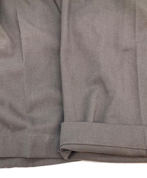 417 by EDIFICE（417 バイ エディフィス）417 by EDIFICE (417 バイ エディフィス) T/Rツイル ダブルワイドセットアップ ブラウン サイズ:Sの古着・服飾アイテム