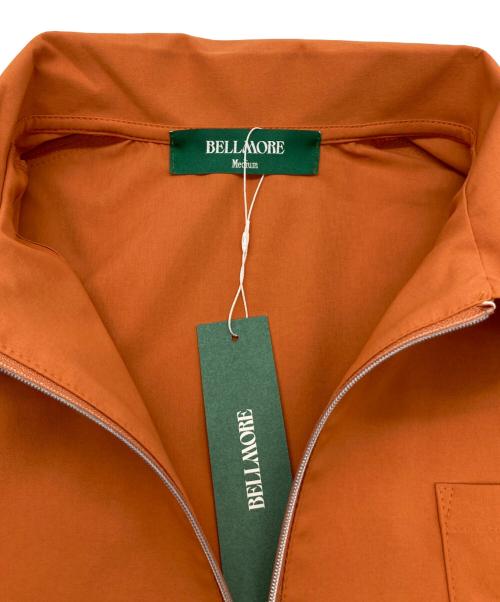 BELLMORE（ベルモーレ）BELLMORE (ベルモーレ) EMBLEM DRY STRETCH SS ZIP POLO SHIRT オレンジ サイズ:M 未使用品の古着・服飾アイテム
